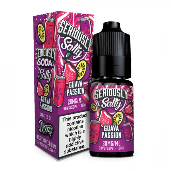 Seriously Salty Soda Guava Passion | 10ml Nic Salt