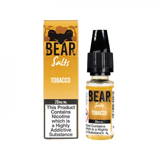 Bear Salts Tobacco 10ml Nic Salt E-Liquid