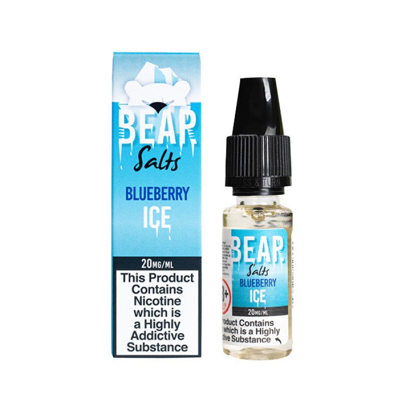 Bear Salts Blueberry Ice 10ml Nic Salt E-Liquid
