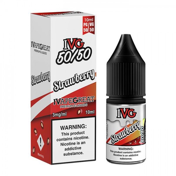 IVG 50/50 Series Strawberry 10ml E-Liquid