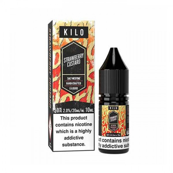 Kilo Salts Strawberry Custard | Nicotine Salt E-Li...