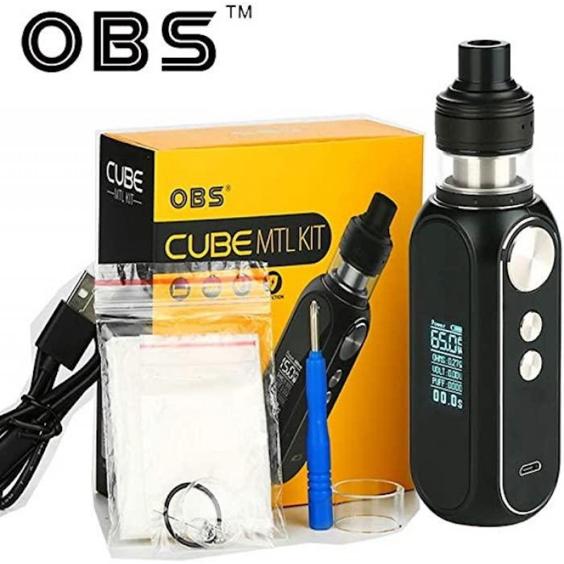 OBS Cube MTL Vape Kit - Built In Battery
