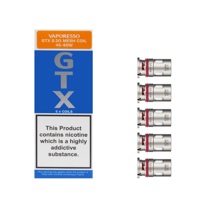 Vaporesso GTX Replacement Coils | 5 Pack