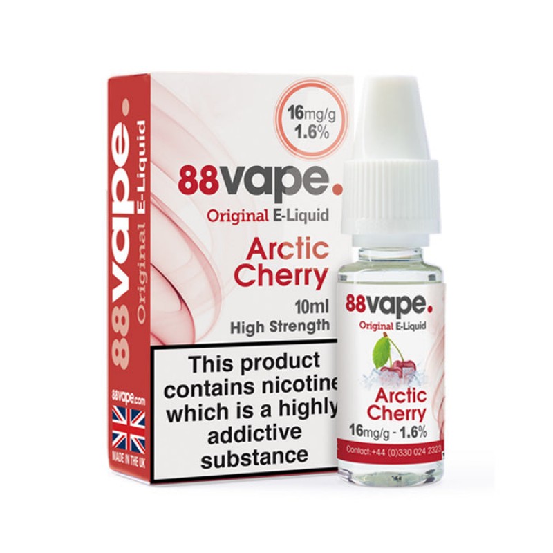 88Vape Arctic Cherry 10ml E-Liquid | £1 Vape Juic...