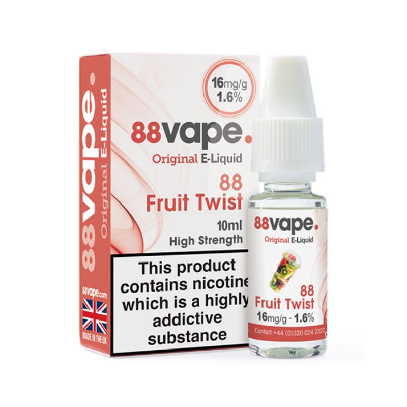88Vape Fruit Twist 10ml E-Liquid | £1 Vape Juice