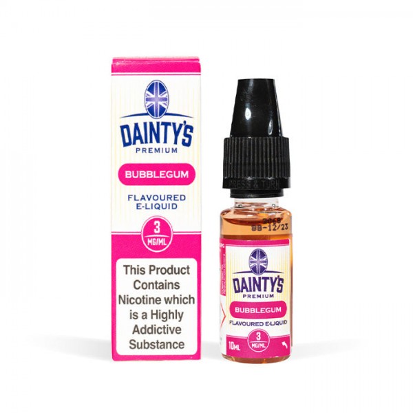Dainty's Bubblegum 10ml E-Liquid