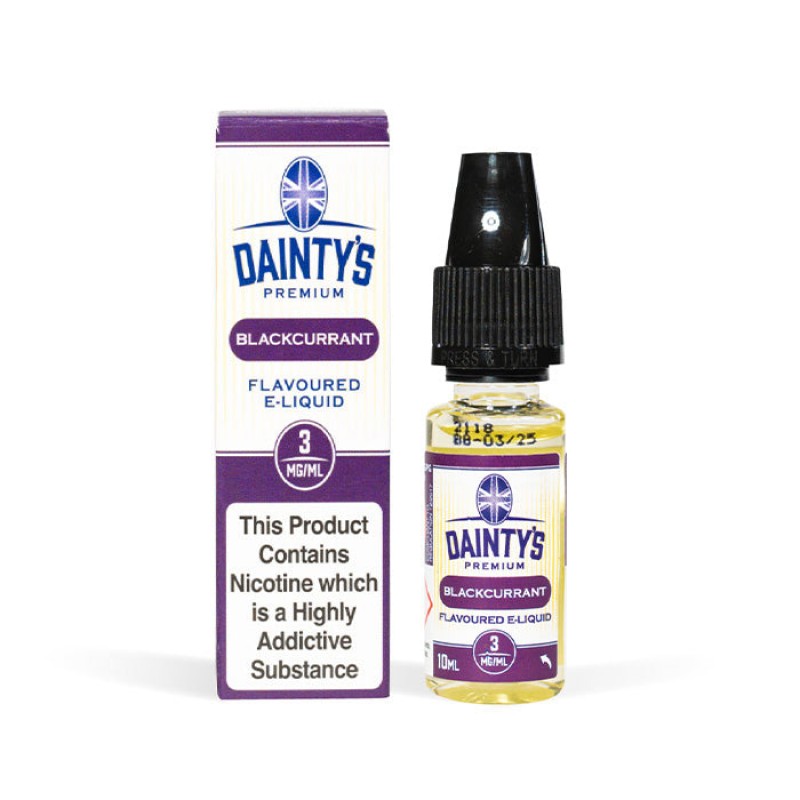 Dainty's Blackcurrant 10ml E-Liquid