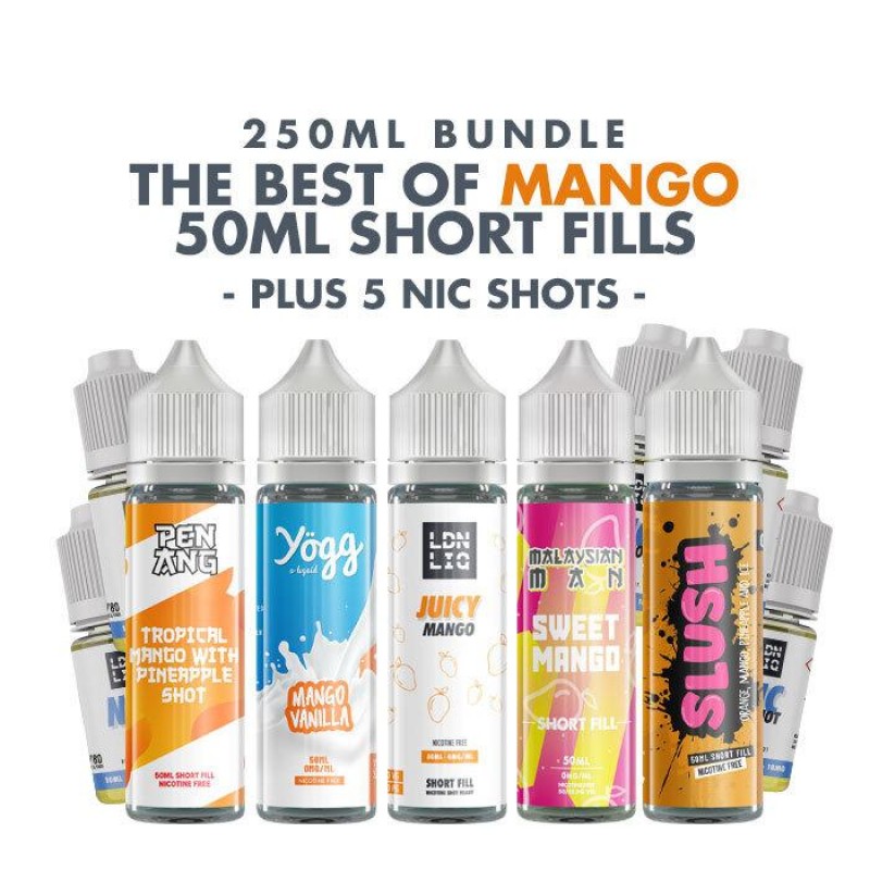 Best of Mango E-Liquids Juice Pack - 250ml Bundle