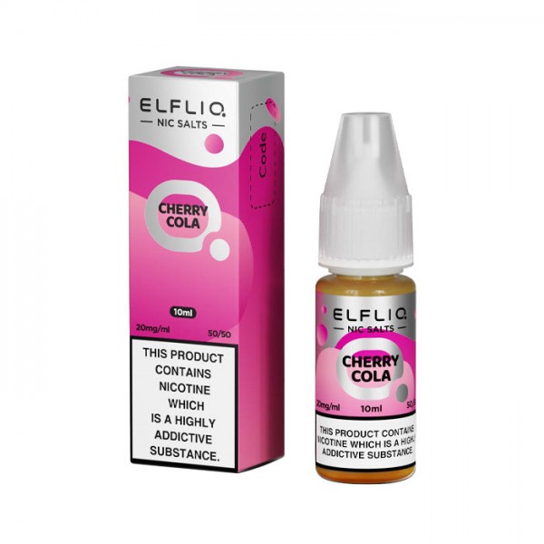 ELFLIQ Cherry Cola 10ml Nicotine Salt E-Liquid