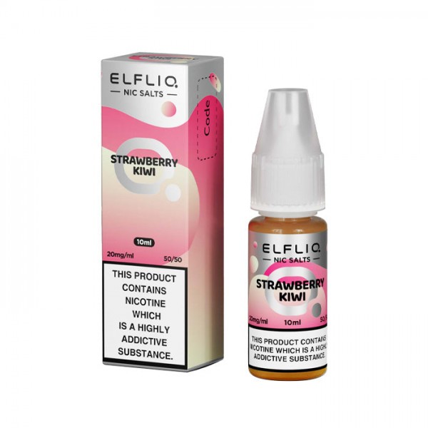 ELFLIQ Strawberry Kiwi 10ml Nicotine Salt E-Liquid