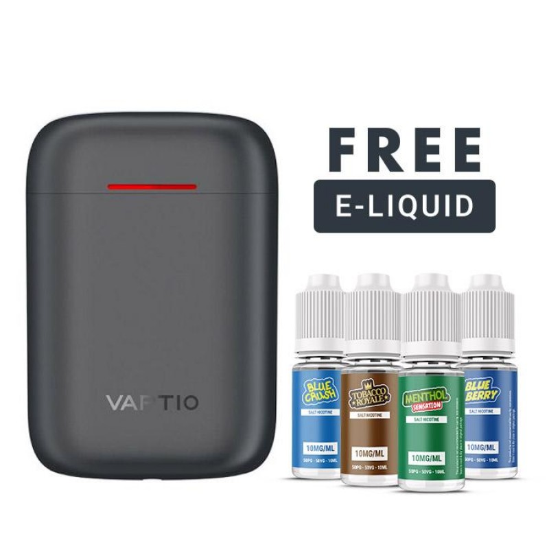 Vaptio AirGo Pod Kit | Free E-Liquid & UK Deli...