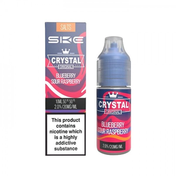 SKE Crystal Blueberry Sour Raspberry 10ml Nic Salt...