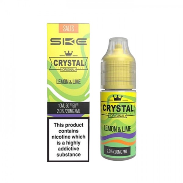 SKE Crystal Lemon & Lime 10ml Nic Salt E-Liqui...