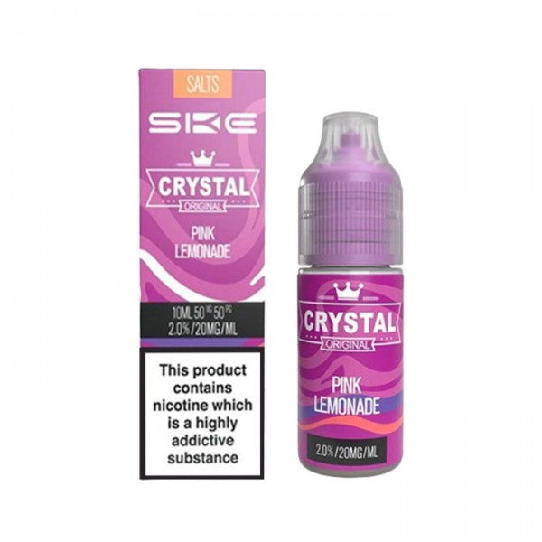 SKE Crystal Pink Lemonade 10ml Nic Salt E-Liquid