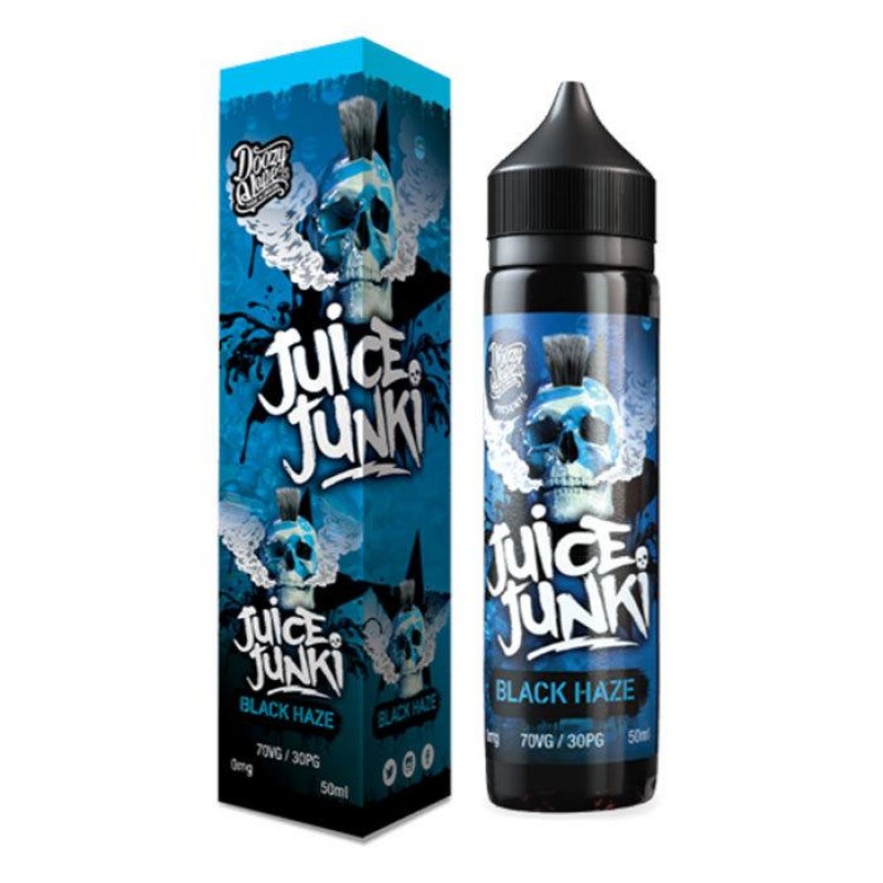 Doozy Vape Juice Junki Black Haze 50ml Shortfill E...
