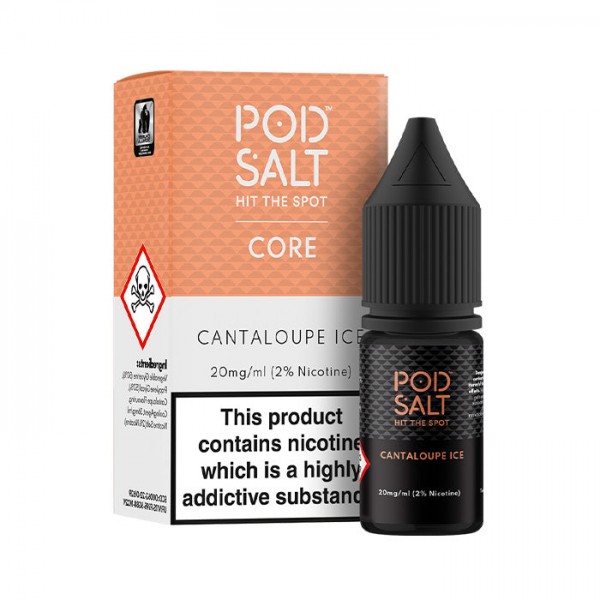 Pod Salt Cantaloupe Ice 10ml Nic Salt E-Liquid