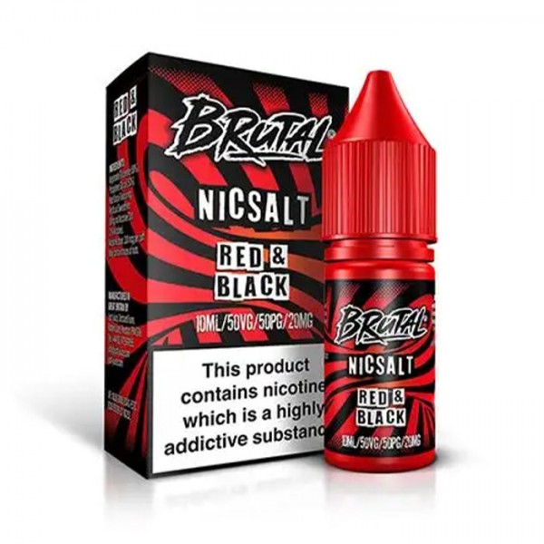 Brutal Red & Black 10ml Nic Salt E-Liquid