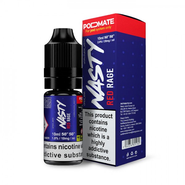 Nasty Juice PodMate Red Rage 10ml Nicotine Salt E-...