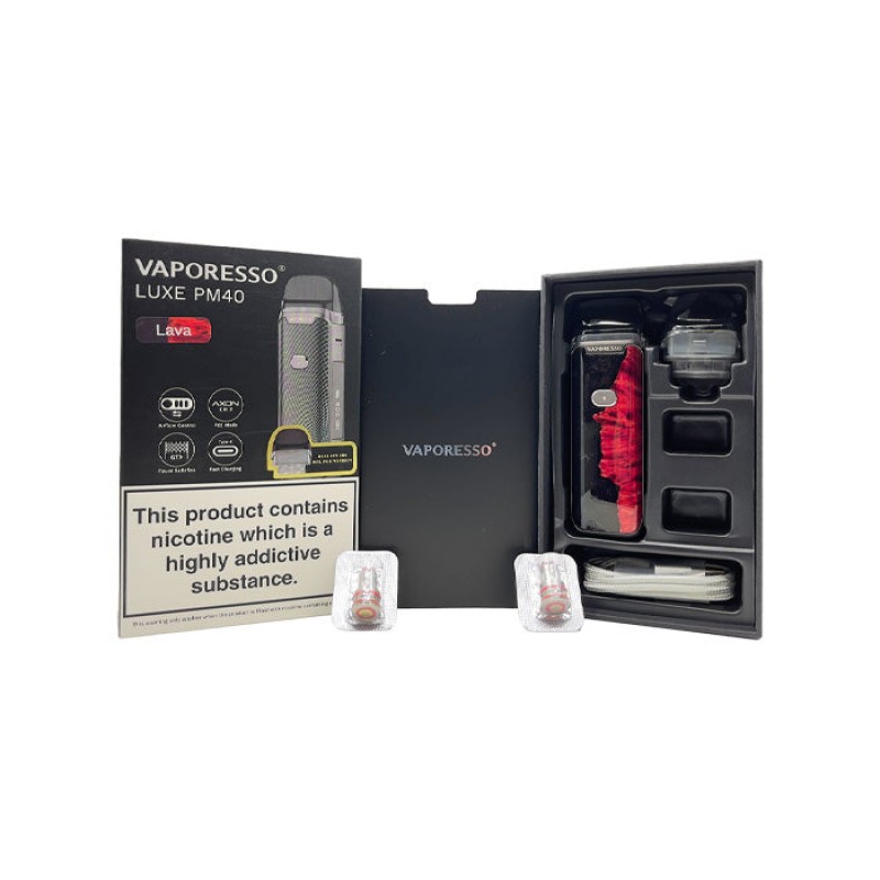 Vaporesso Luxe PM40 Kit | Free E-Liquid & UK Delivery
