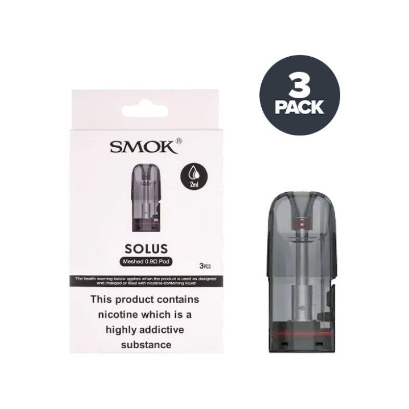 Smok Solus Replacement Pods | 3 Pack