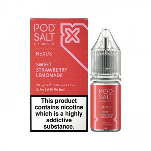 Nexus Sweet Strawberry Lemonade 10ml Nic Salt E-Li...