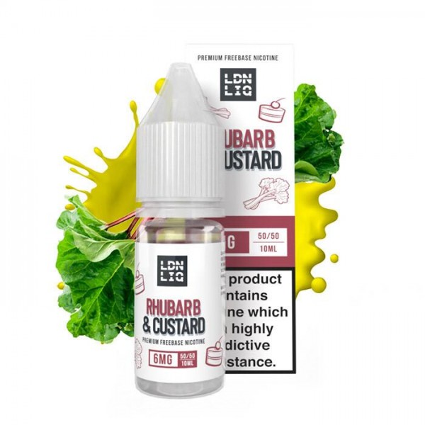 LDN LIQ Rhubarb and Custard | 10ml E-Liquid | Prem...