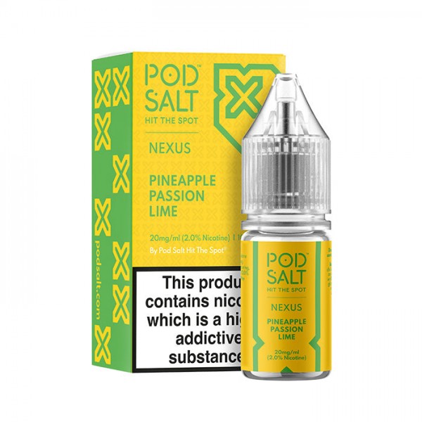 Nexus Pineapple Passion Lime 10ml Nicotine Salt E-...