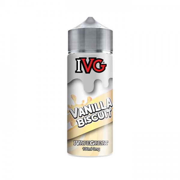 Vanilla Biscuit 100ml Shortfill E-Liquid by IVG