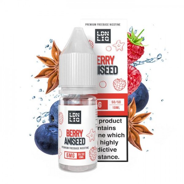 LDN LIQ Berry Aniseed | 10ml E-Liquid | Premium St...