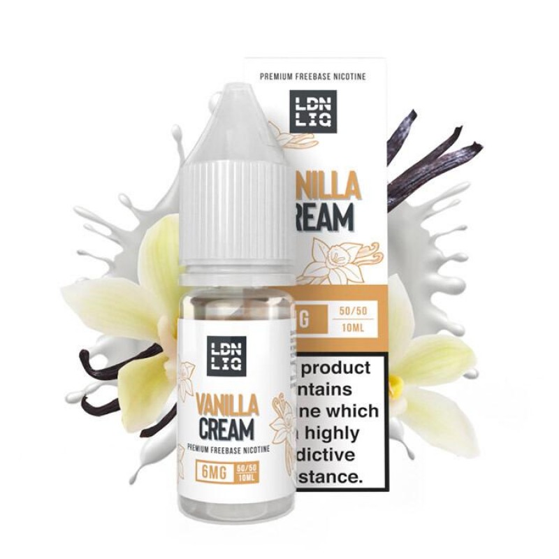 LDN LIQ Vanilla Cream | 10ml E-Liquid | Premium St...