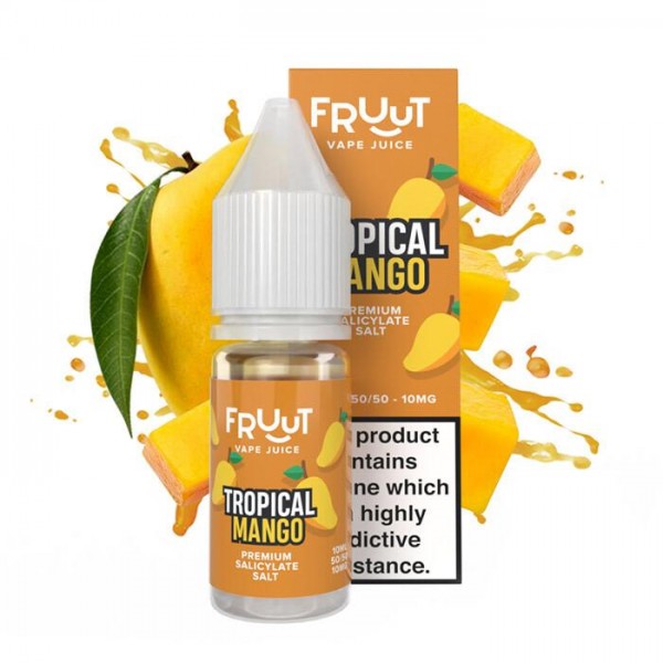 Fruut Salt Tropical Mango | 10ml Nic Salt E-Liquid