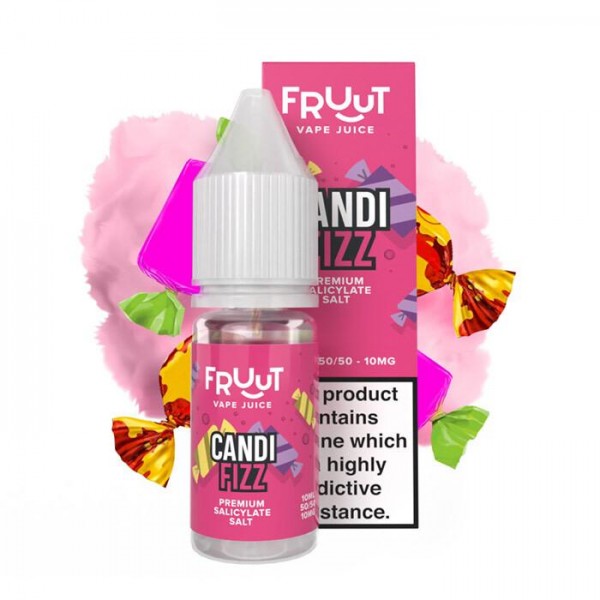 Fruut Salt Candi Fizz | 10ml Nicotine Salt E-Liqui...