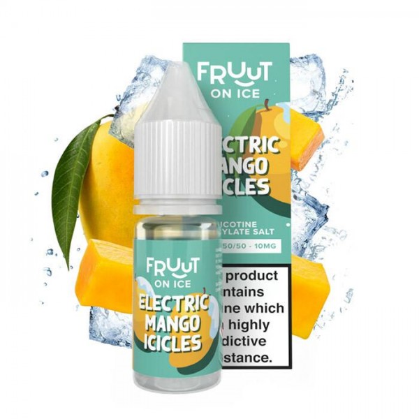 Fruut Salt On Ice Electric Mango Icicles 10ml Nic ...
