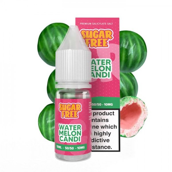 Sugar Free Watermelon Candi | 10ml Nicotine Salt E...