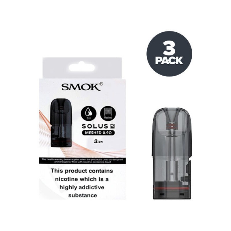 Smok Solus 2 Replacement Pods | 3 Pack