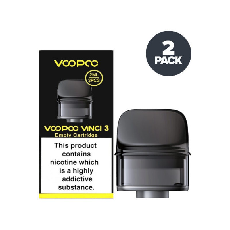 VooPoo Vinci 3 Empty Replacement Pods | UK ECOG ST...