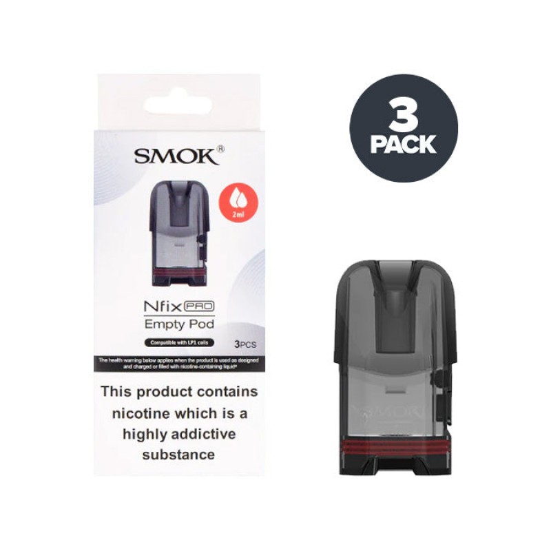 Smok Nfix Pro Empty Replacement Pods | 3 Pack
