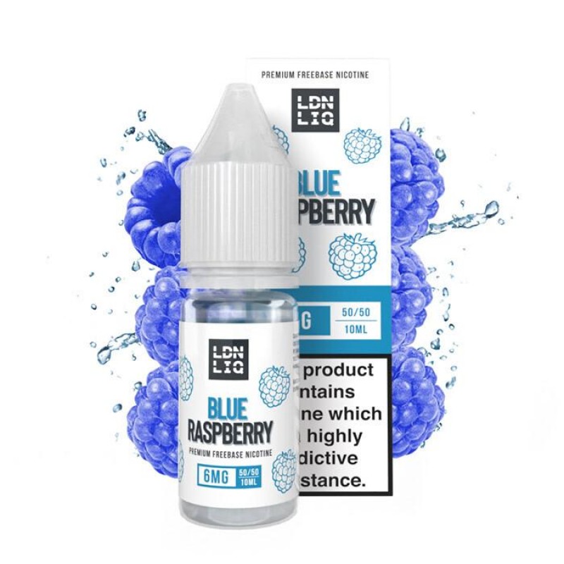 LDN LIQ Blue Raspberry | 10ml E-Liquid | Premium S...