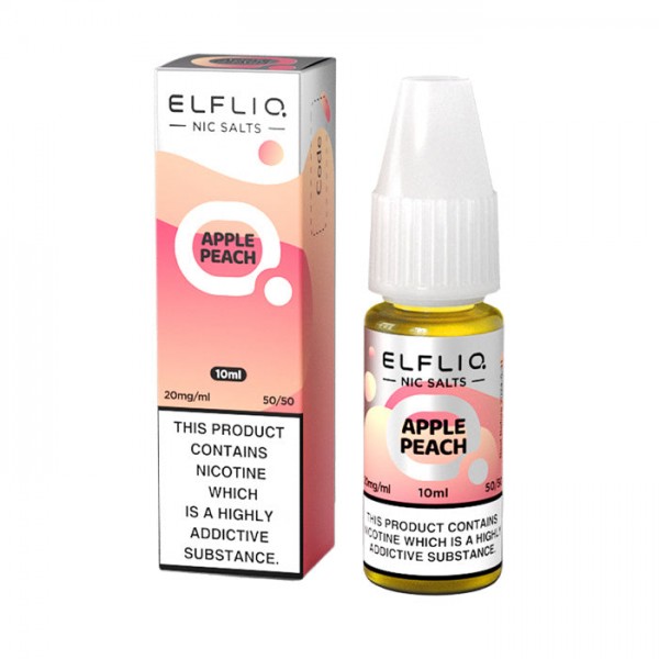 ELFLIQ Apple Peach 10ml Nicotine Salt E-Liquid