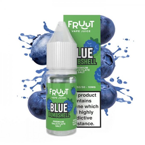Fruut Salt Blue Bomshell | 10ml Nicotine Salt E-Li...