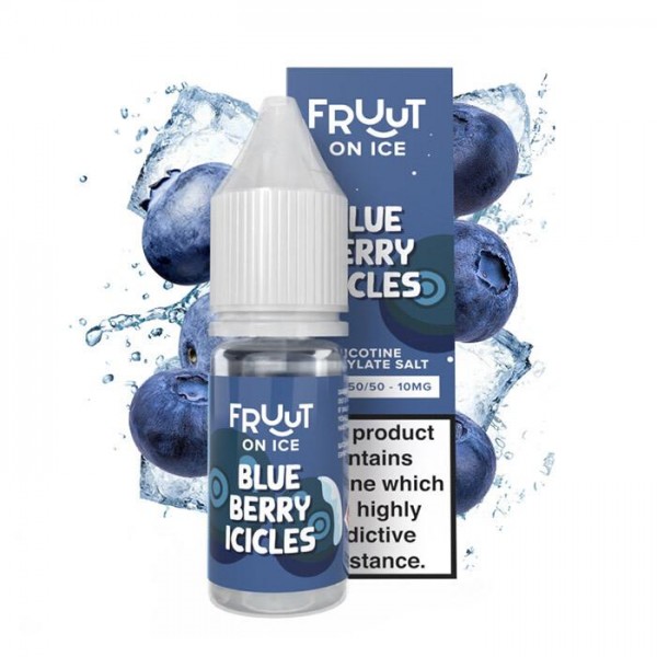 Fruut Salt On Ice Blueberry Icicles 10ml Nic Salt
