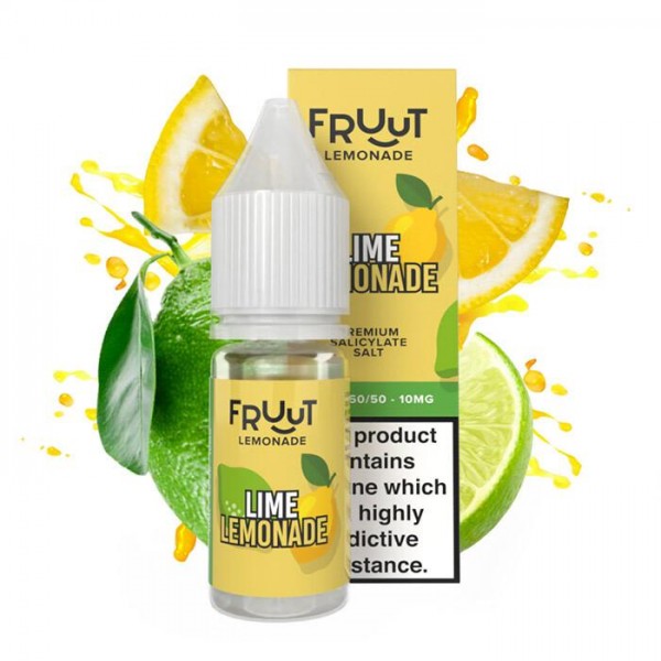 Fruut Lemonade Lime Lemonade | 10ml Nicotine Salt ...