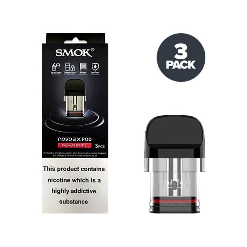 Smok Novo 2X Replacement Pods | 3 Pack