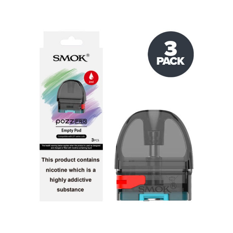 Smok Pozz Pro Empty Replacement Pods | 3 Pack