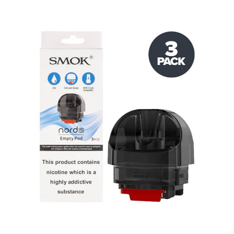 Smok Nord 5 Empty Replacement Pods | 3 Pack