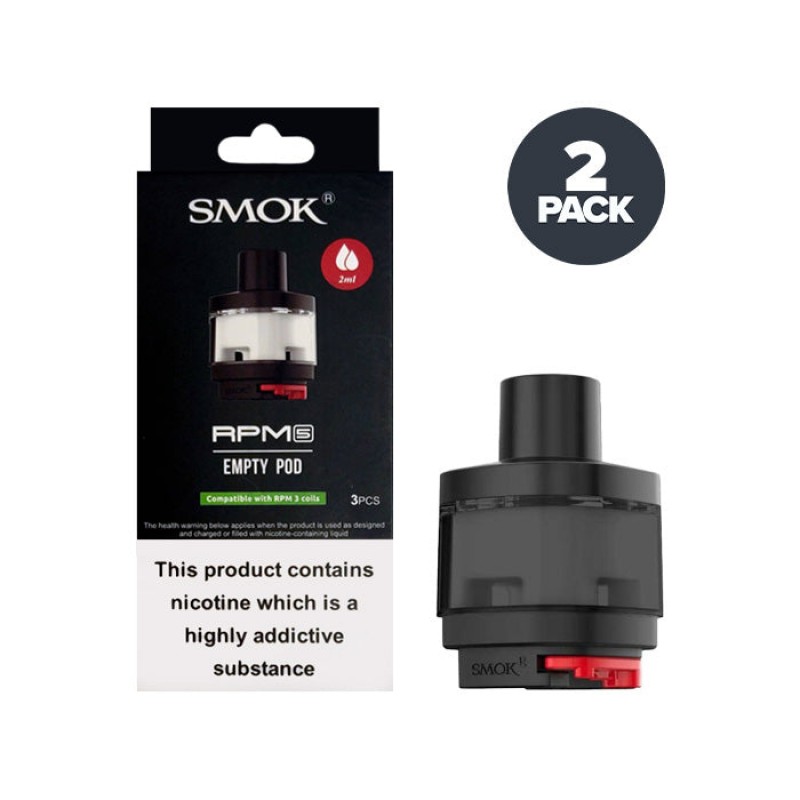 Smok RPM 5 Empty Replacement Pods | 3 Pack