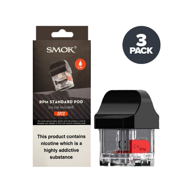 Smok RPM Empty Replacement Pods | 3 Pack