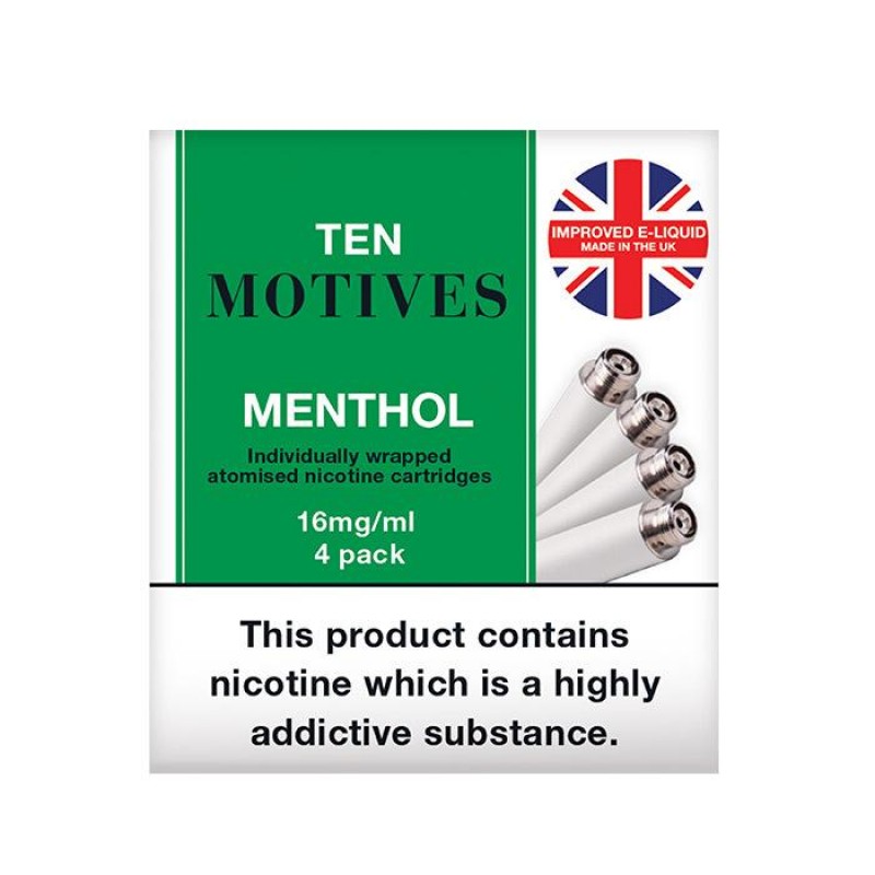 10 Motives Menthol Refills | Pack of 4