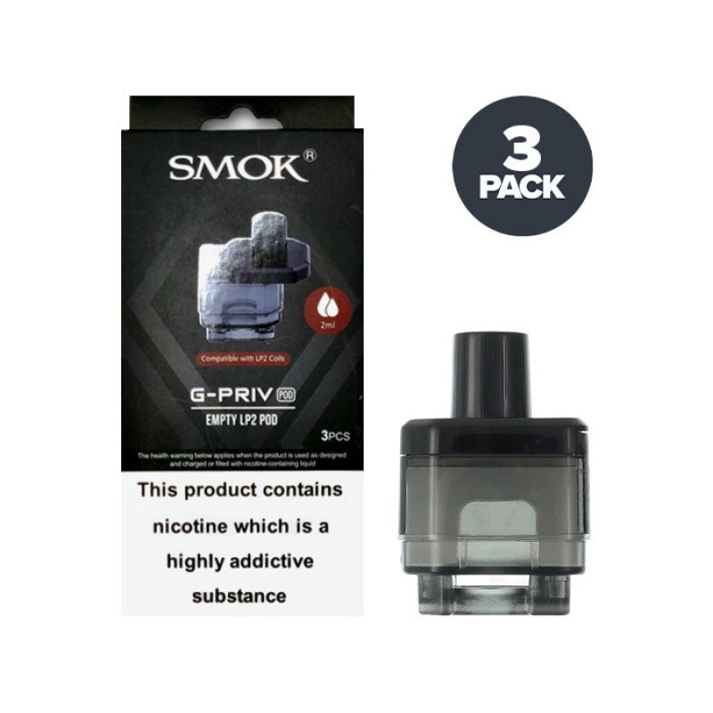 Smok G-Priv Empty Replacement Pods | 3 Pack