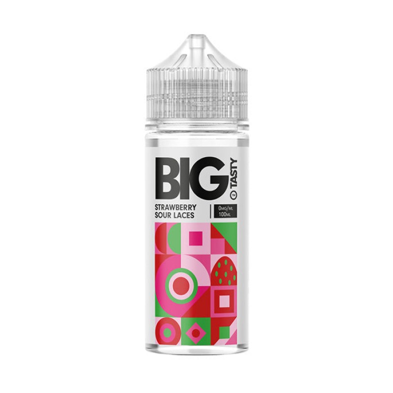 Big Tasty Candy Rush Strawberry Sour Laces 100ml S...